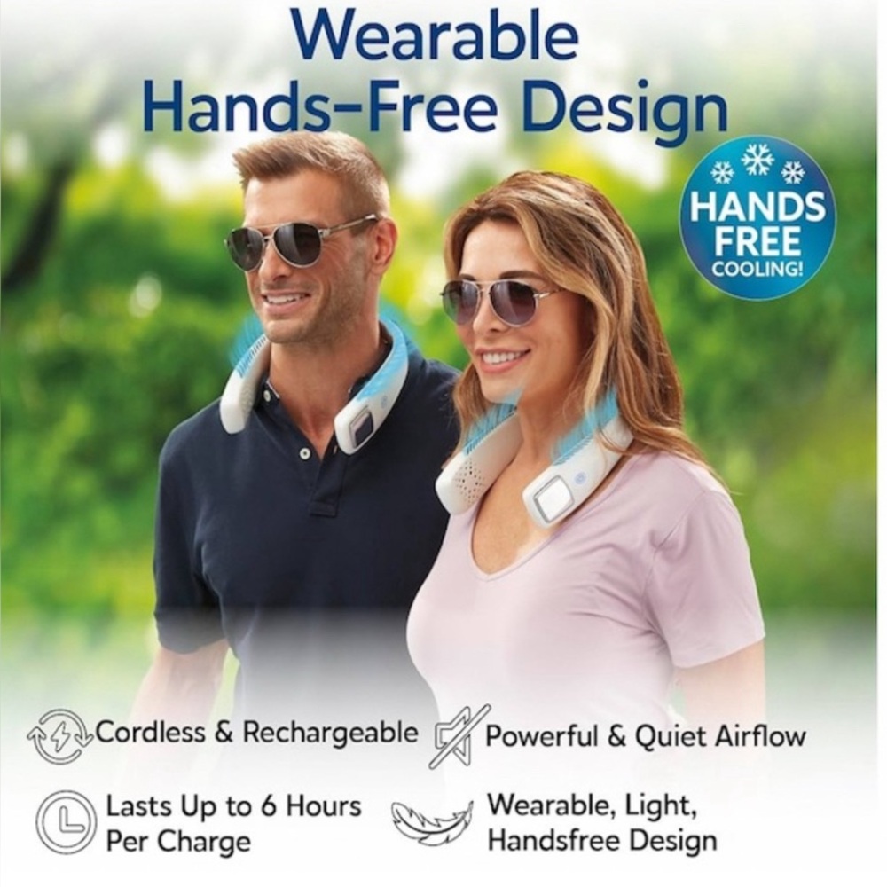 Artic Air Freedom Portable Neck Coolong & air purifier.